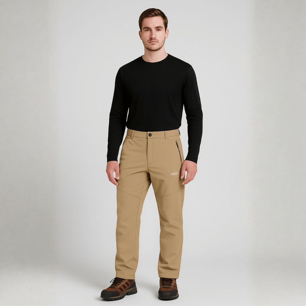 Men's ski trousers, back view