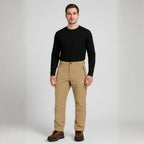 Men's ski trousers, back view