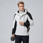 Waterproof outer shell of the men's 3 in 1 jacket