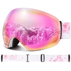 Colours available in the unisex ski goggles
