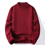 Men's fleece jumper in orange